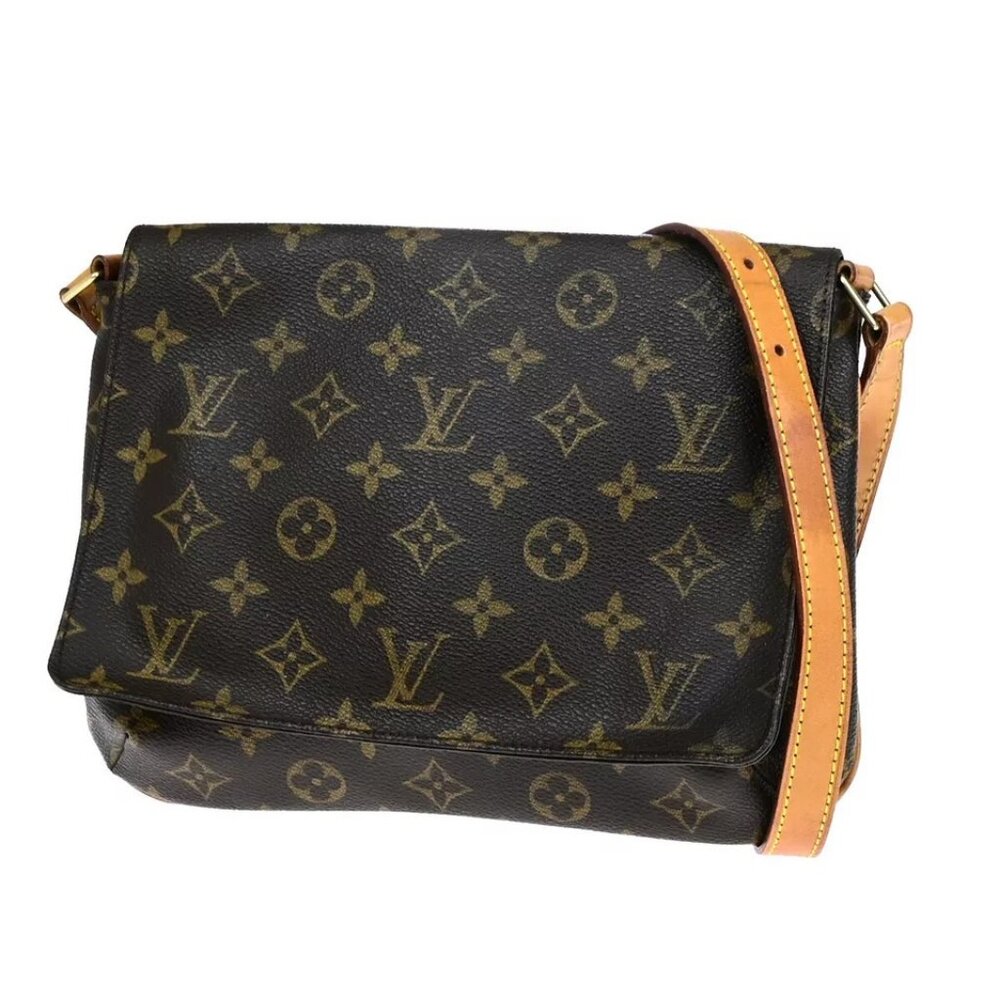 LOUIS VUITTON Musette Tango Short Shoulder Bag Monogram Leather